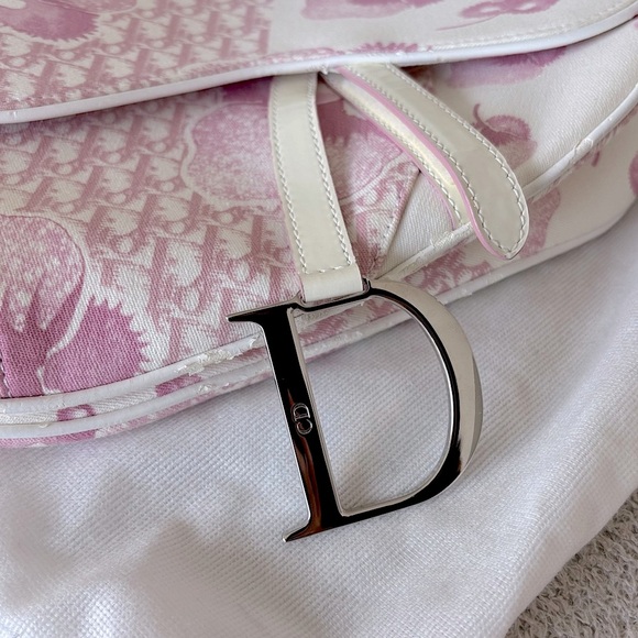 Vintage 2004 Dior Cherry Blossom Saddle Bag - Picture 8 of 16